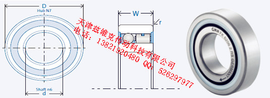 GMNFK6207-2RS單向軸承圖紙