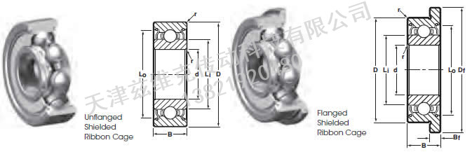 NHBB SSL-630 深溝球軸承圖紙