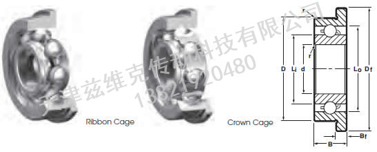 NHBB SSRIF-418 深溝球軸承圖紙